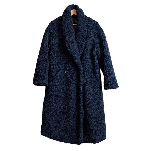 Zara teddy pea coat - Picture 3 of 9